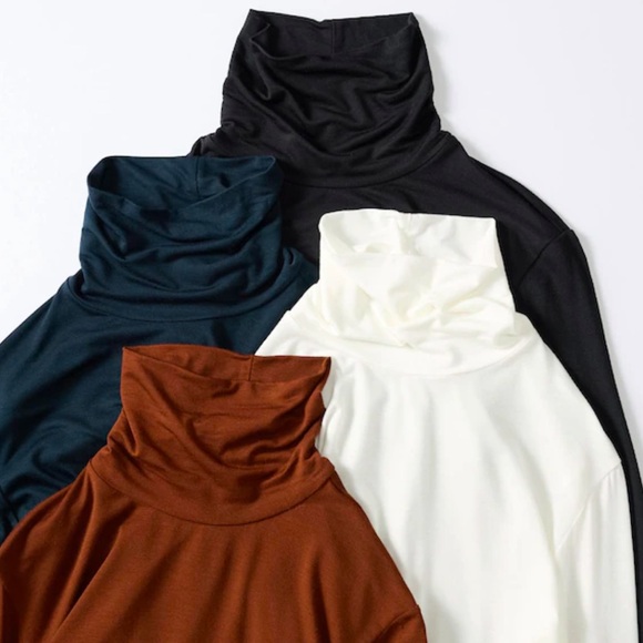 NWT Uniqlo HEATTECH Ultra Light Turtleneck Long Sleeve - Picture 7 of 8